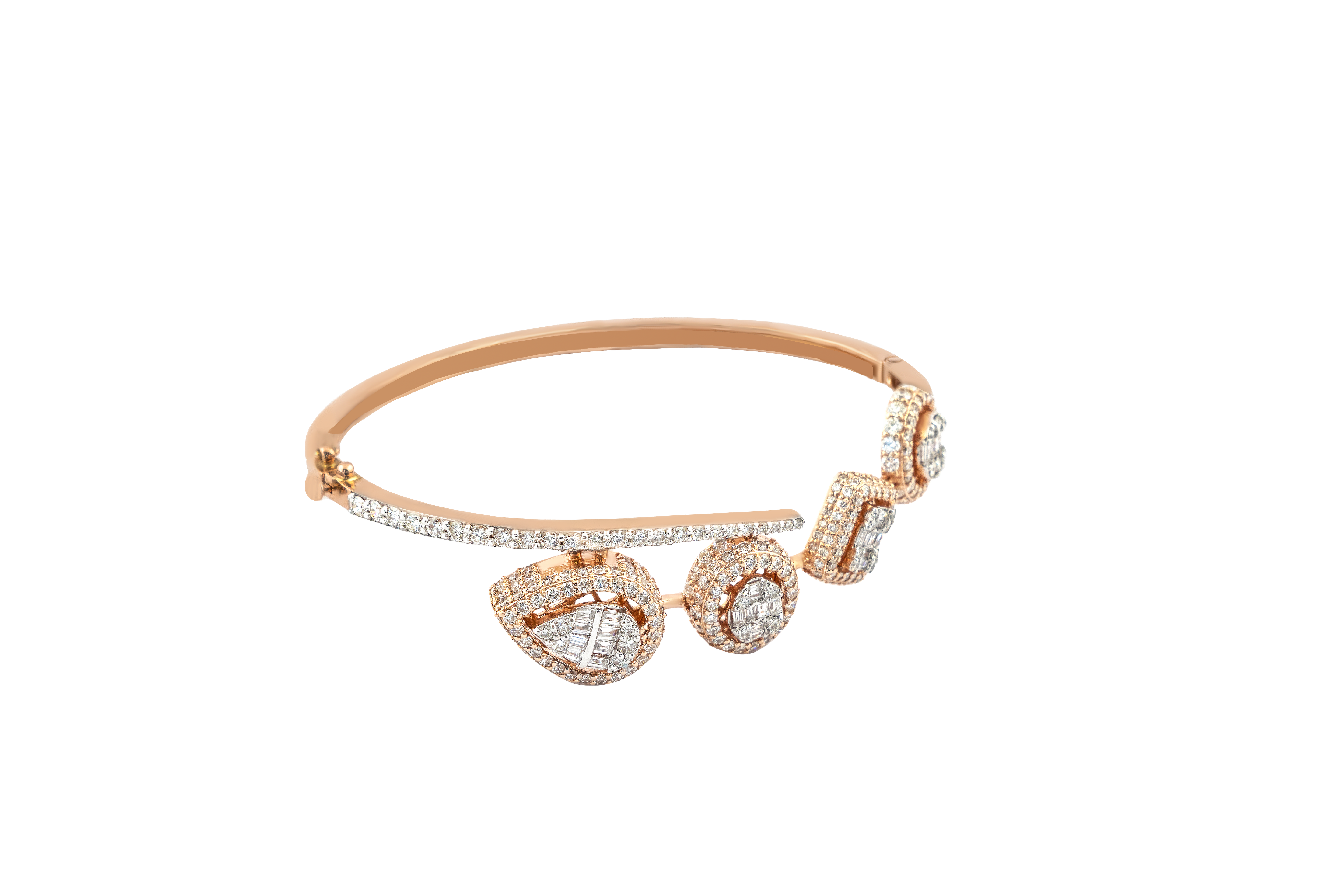 Geometric Diamond Bracelet