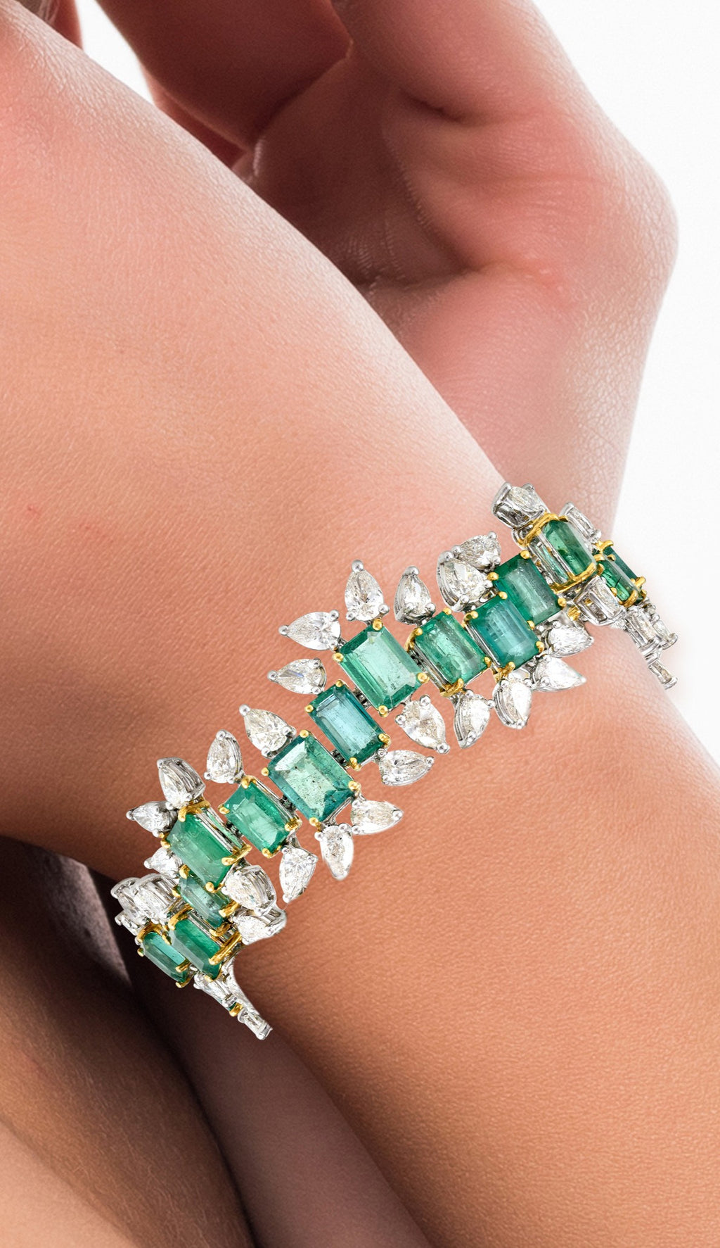 Emerald Foliage Bracelet