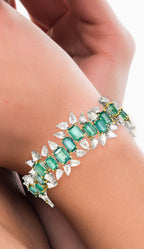 Emerald Foliage Bracelet