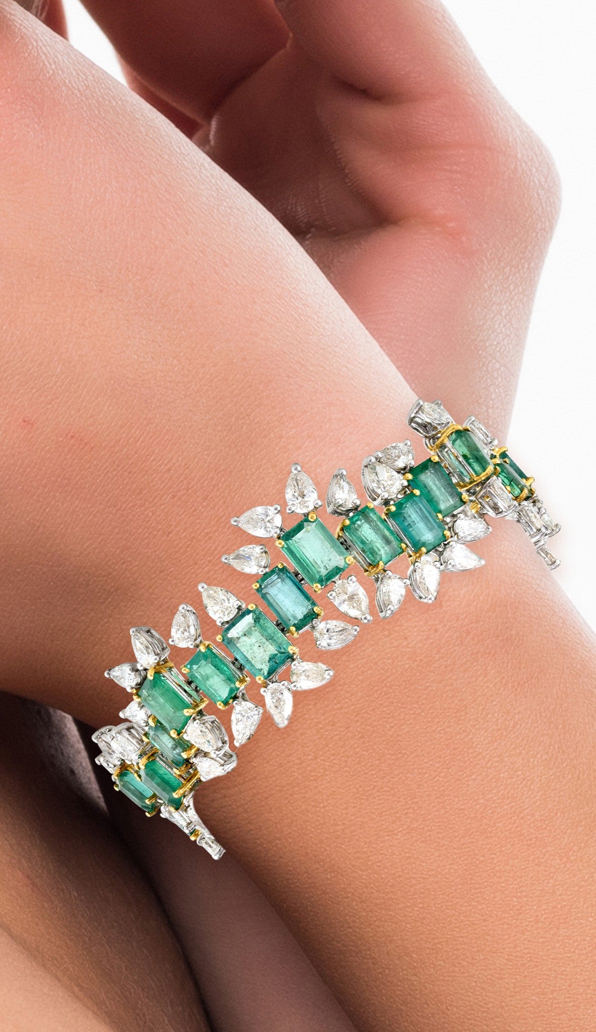 Emerald Foliage Bracelet