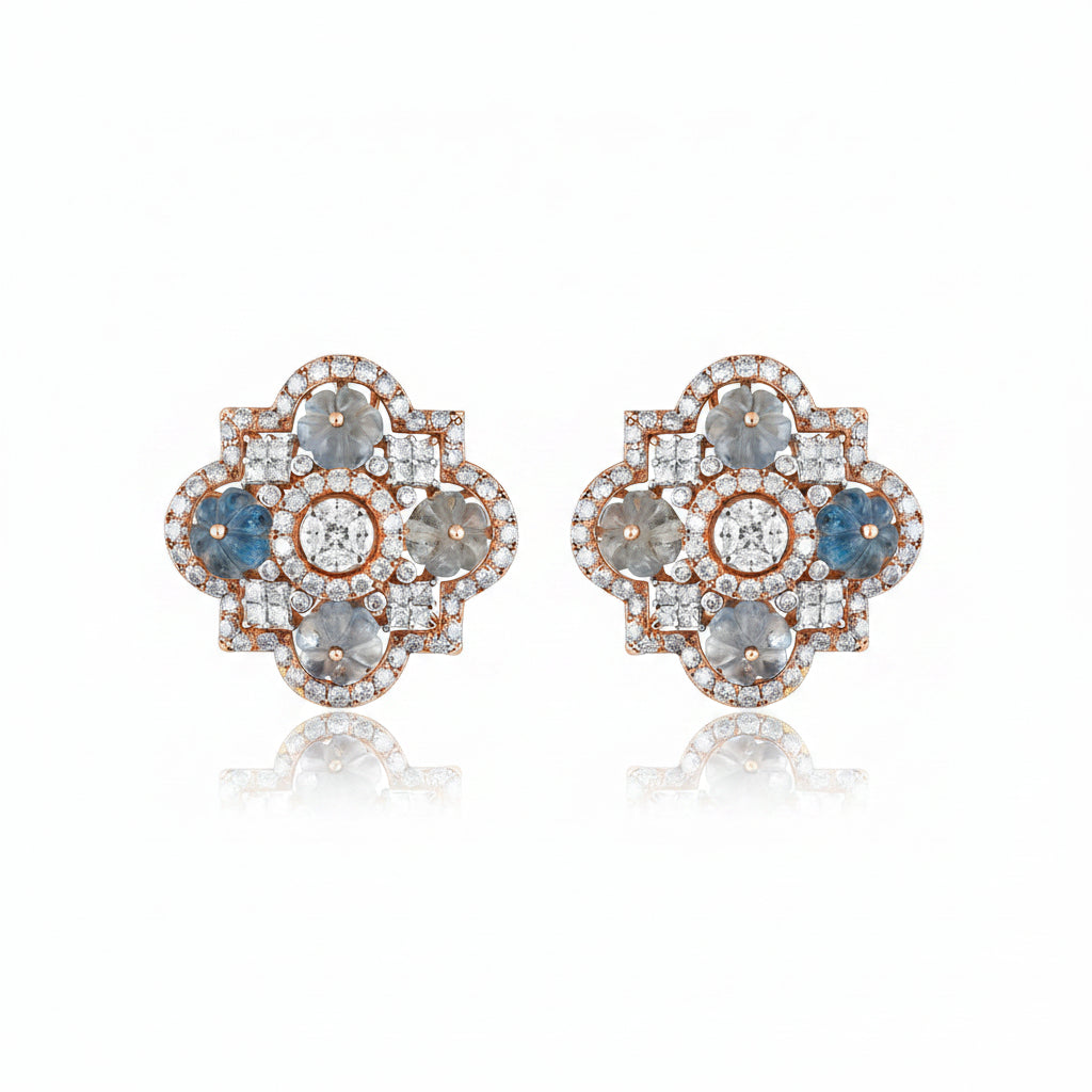 Azure Crest Earrings