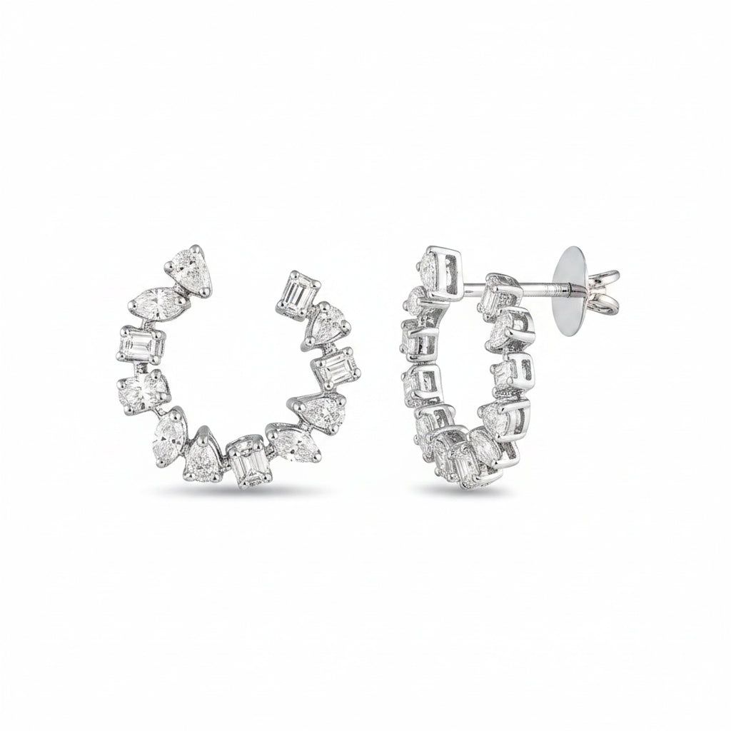 Icy Stella Hoops