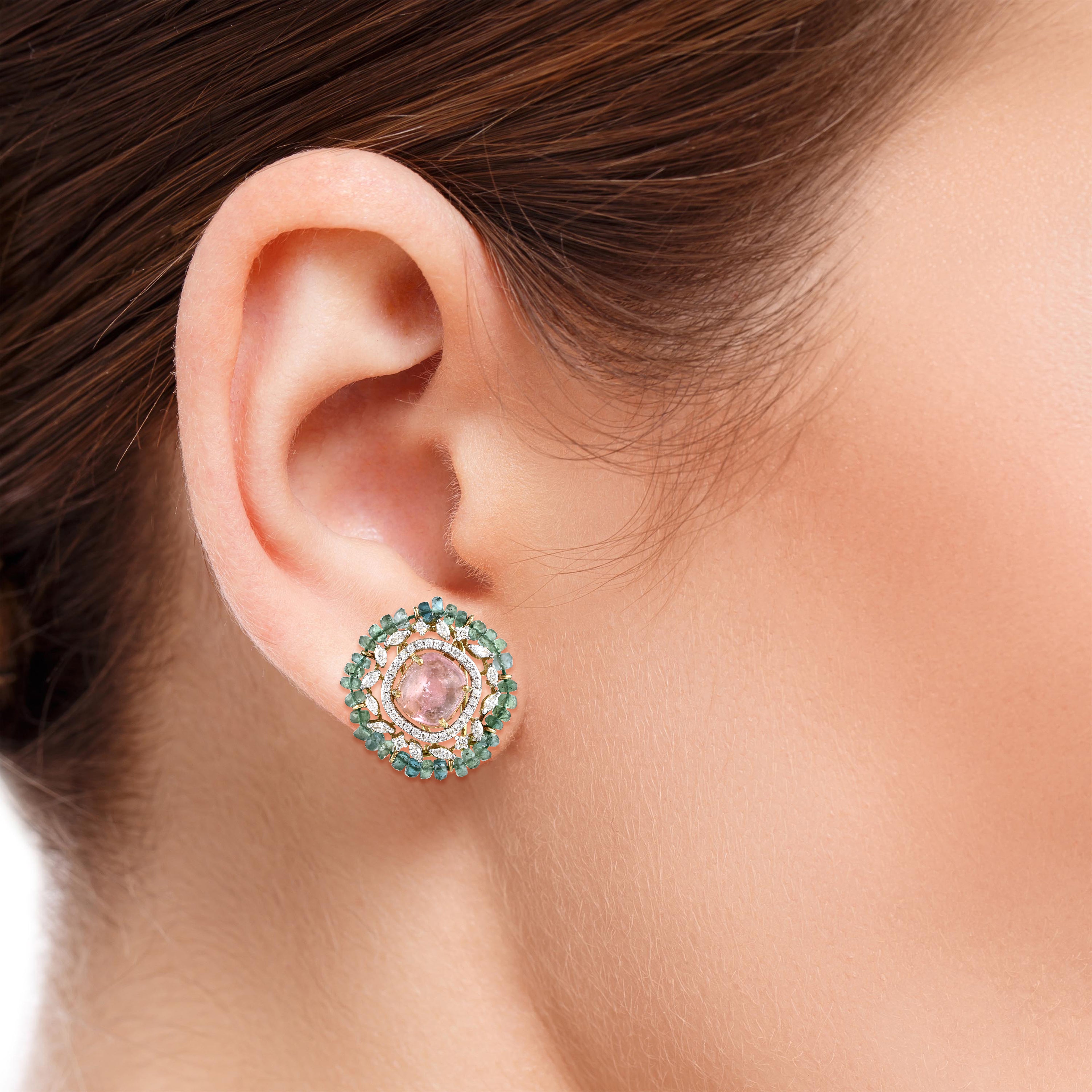 Morganite & Emerald Harmony Set