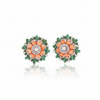 Coral Nouveau Earrings