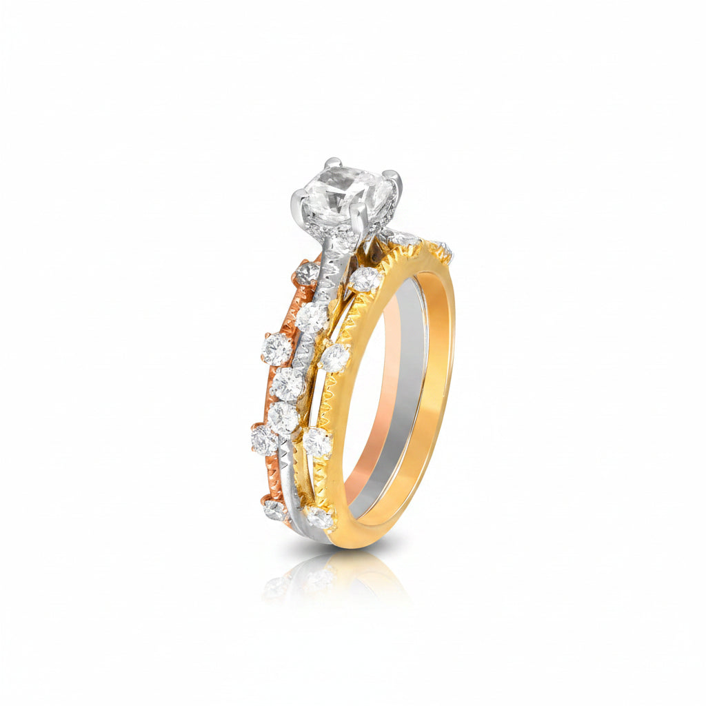 Aurelia Tri-Tone Solitaire