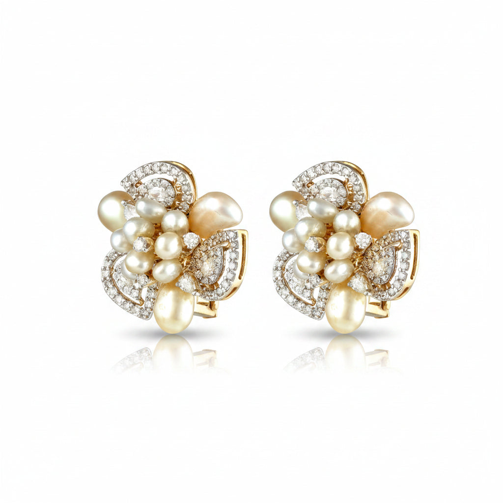 Baroque Cluster Earrings