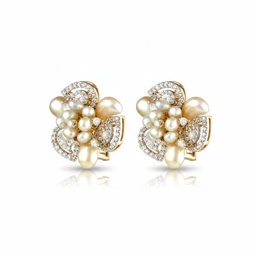 Baroque Cluster Earrings