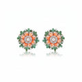 Coral Nouveau Earrings