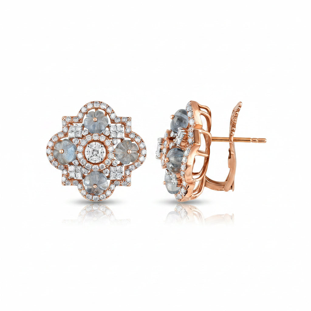 Azure Crest Earrings