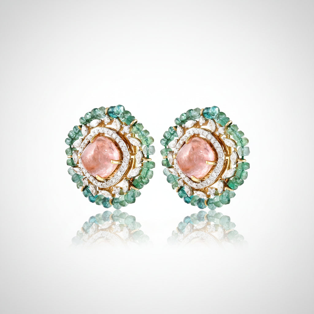 Morganite & Emerald Harmony Set