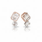 Step-Cut Duo Earrings
