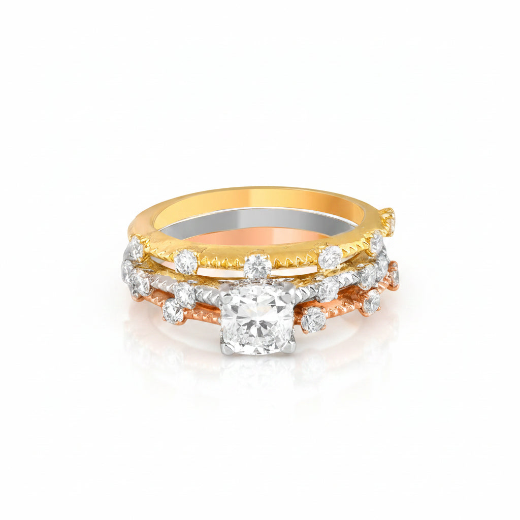 Aurelia Tri-Tone Solitaire