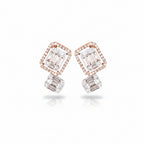 Step-Cut Duo Earrings