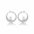 Opulent Lunette Hoops