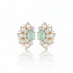 Mint Fleur Studs