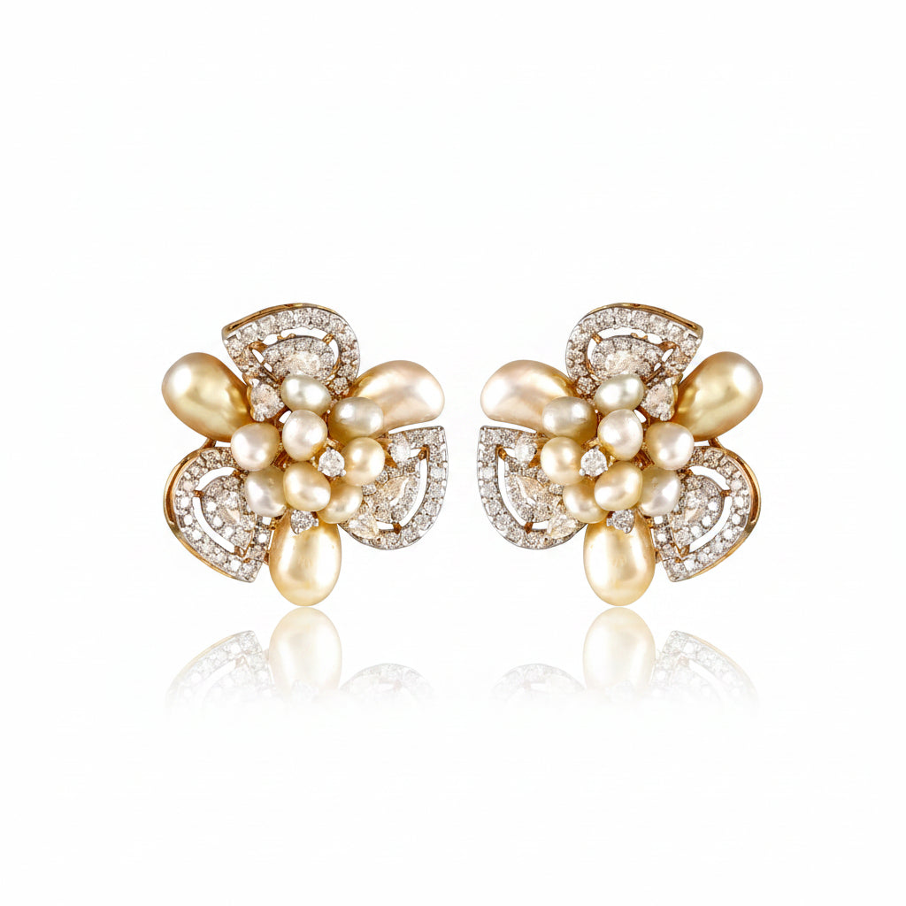 Baroque Cluster Earrings