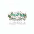 Emerald Foliage Bracelet