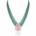 Morganite & Emerald Harmony Set