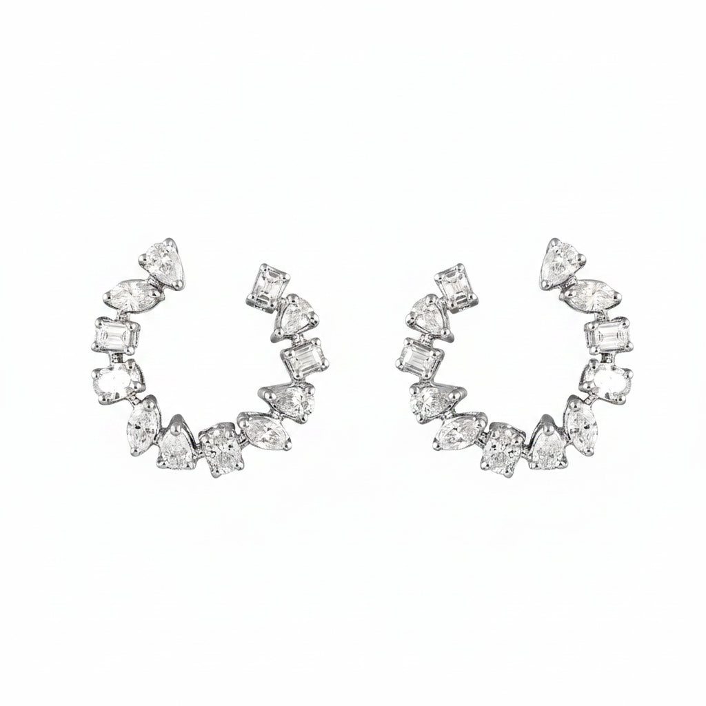 Icy Stella Hoops