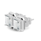 Empress Emerald-Cut Studs