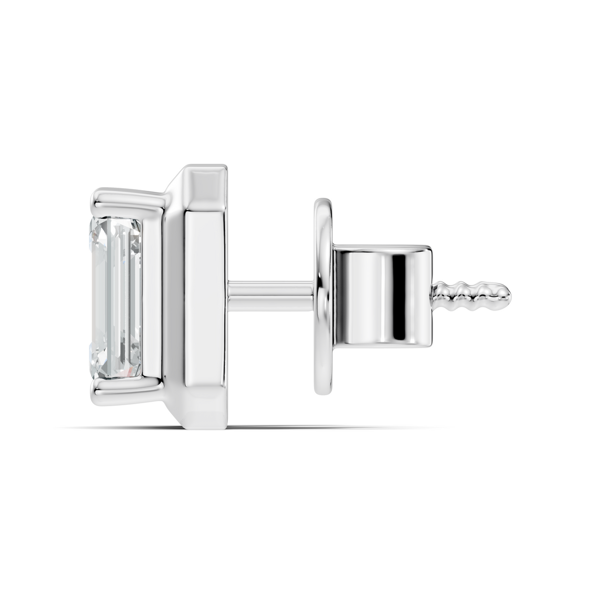 Empress Emerald-Cut Studs