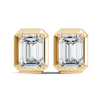 Empress Emerald-Cut Studs