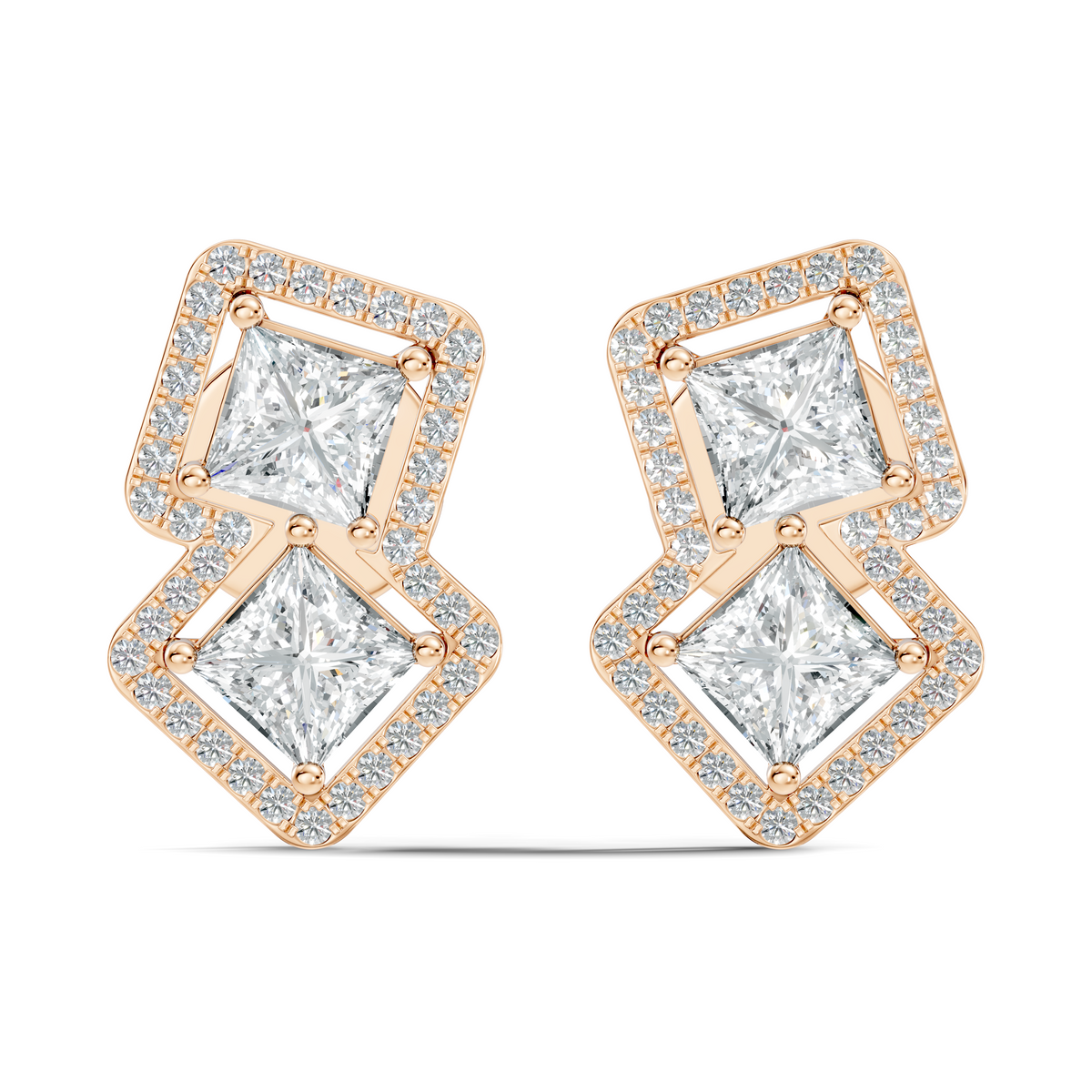 Imperial Rhombus Studs