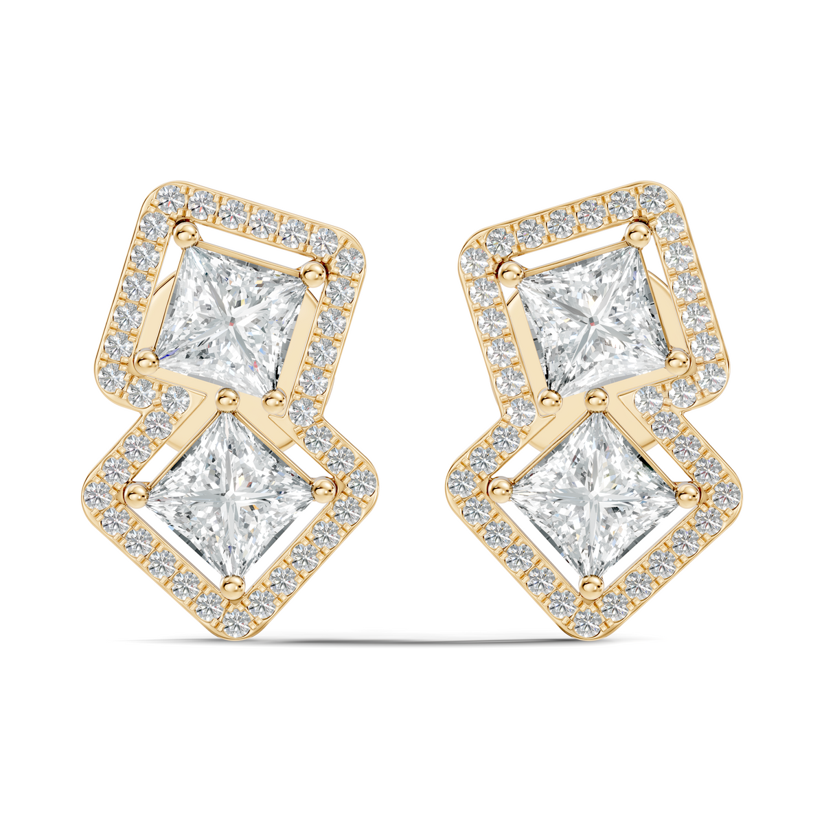 Imperial Rhombus Studs