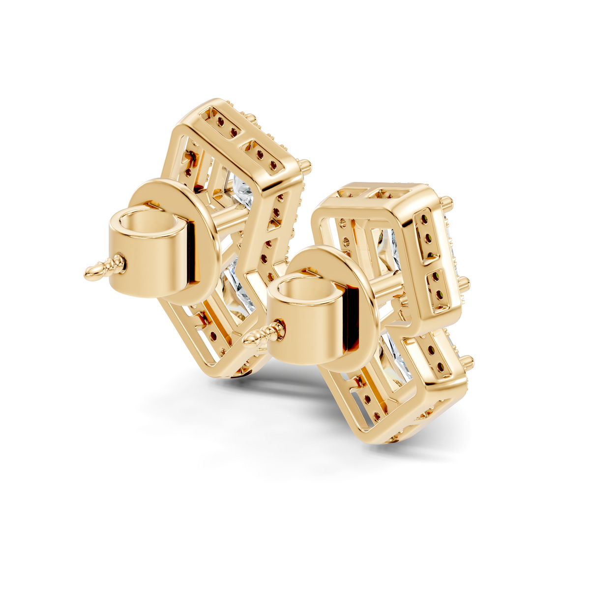 Imperial Rhombus Studs