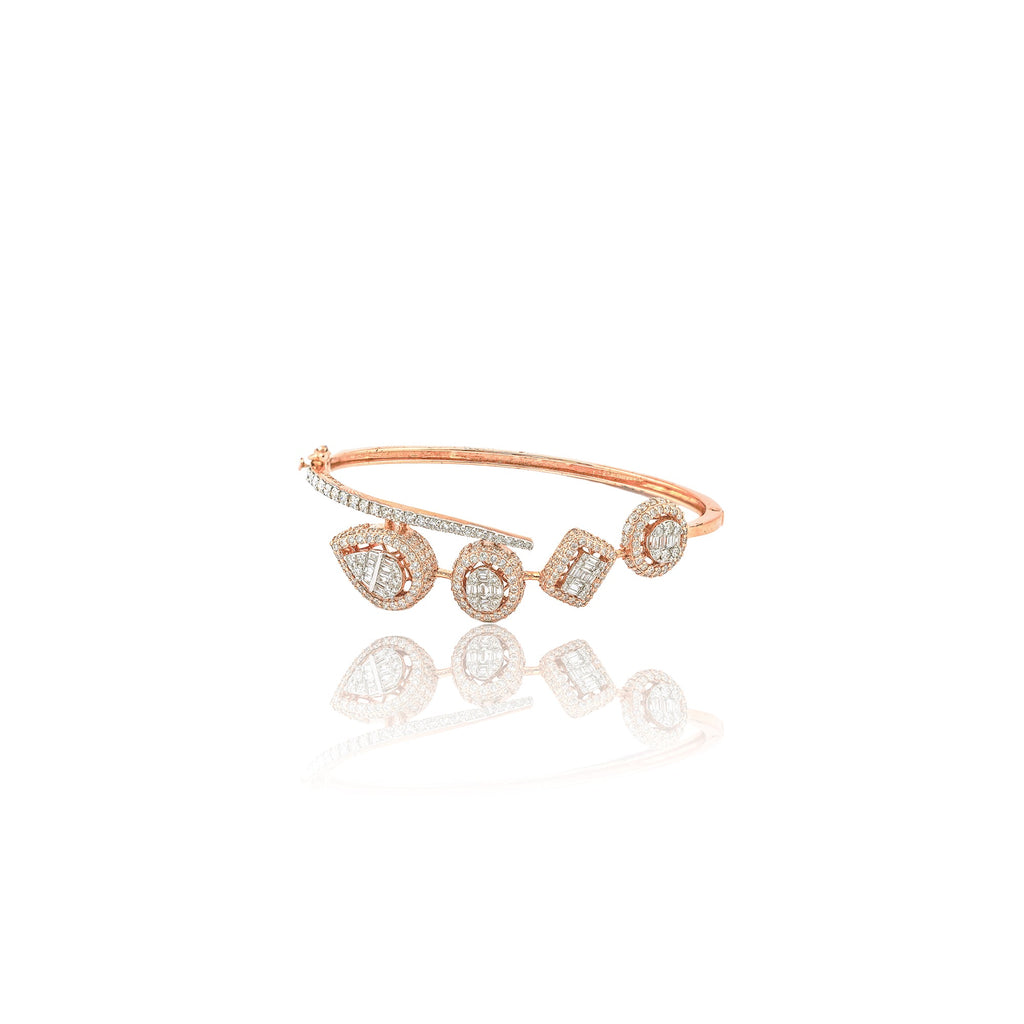 Geometric Diamond Bracelet