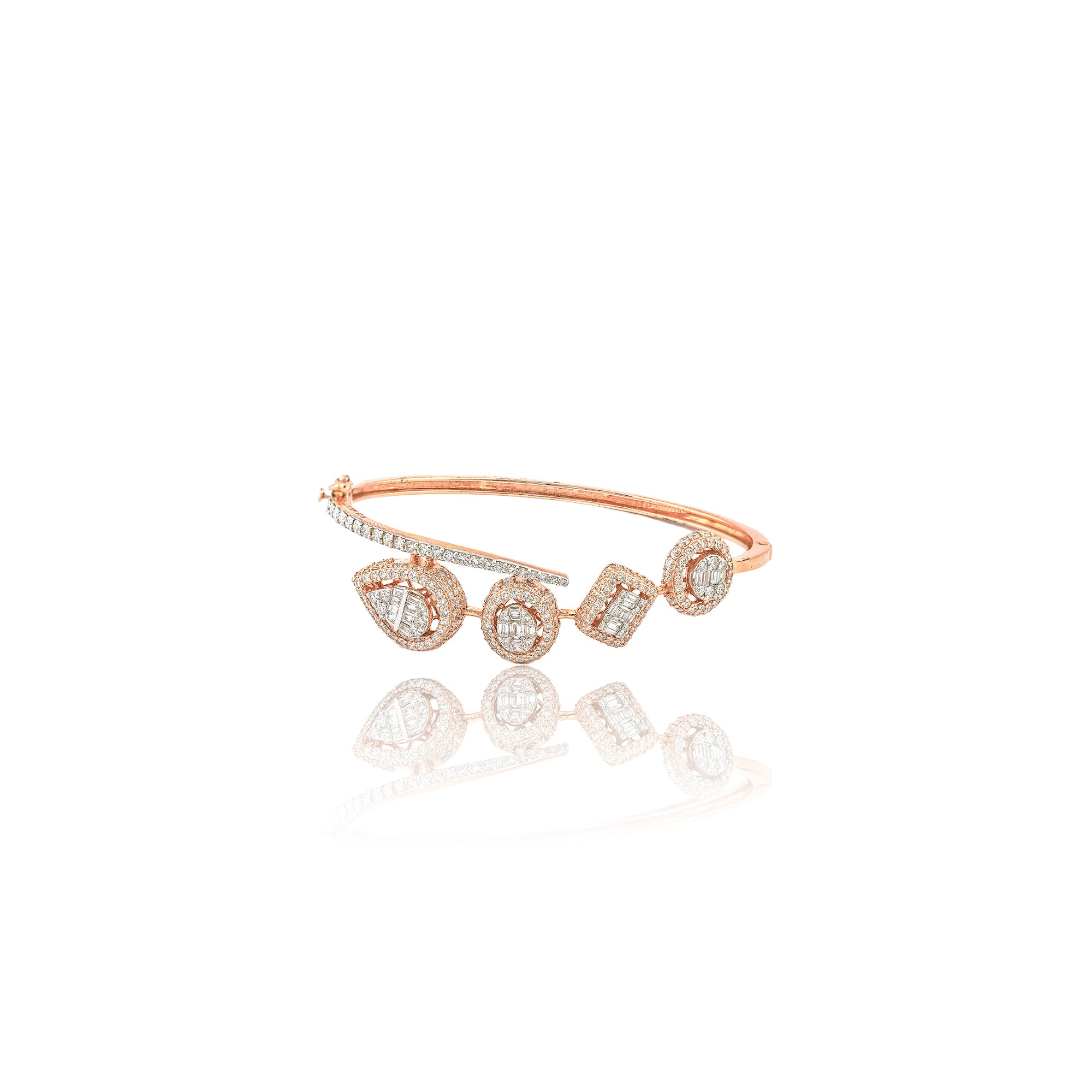Geometric Diamond Bracelet