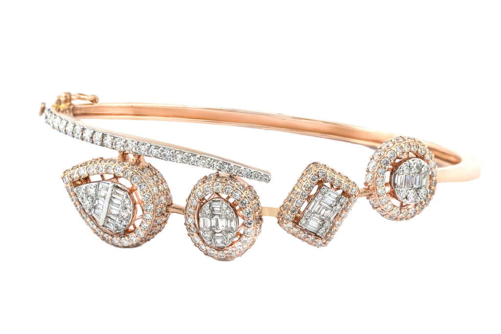 Geometric Diamond Bracelet