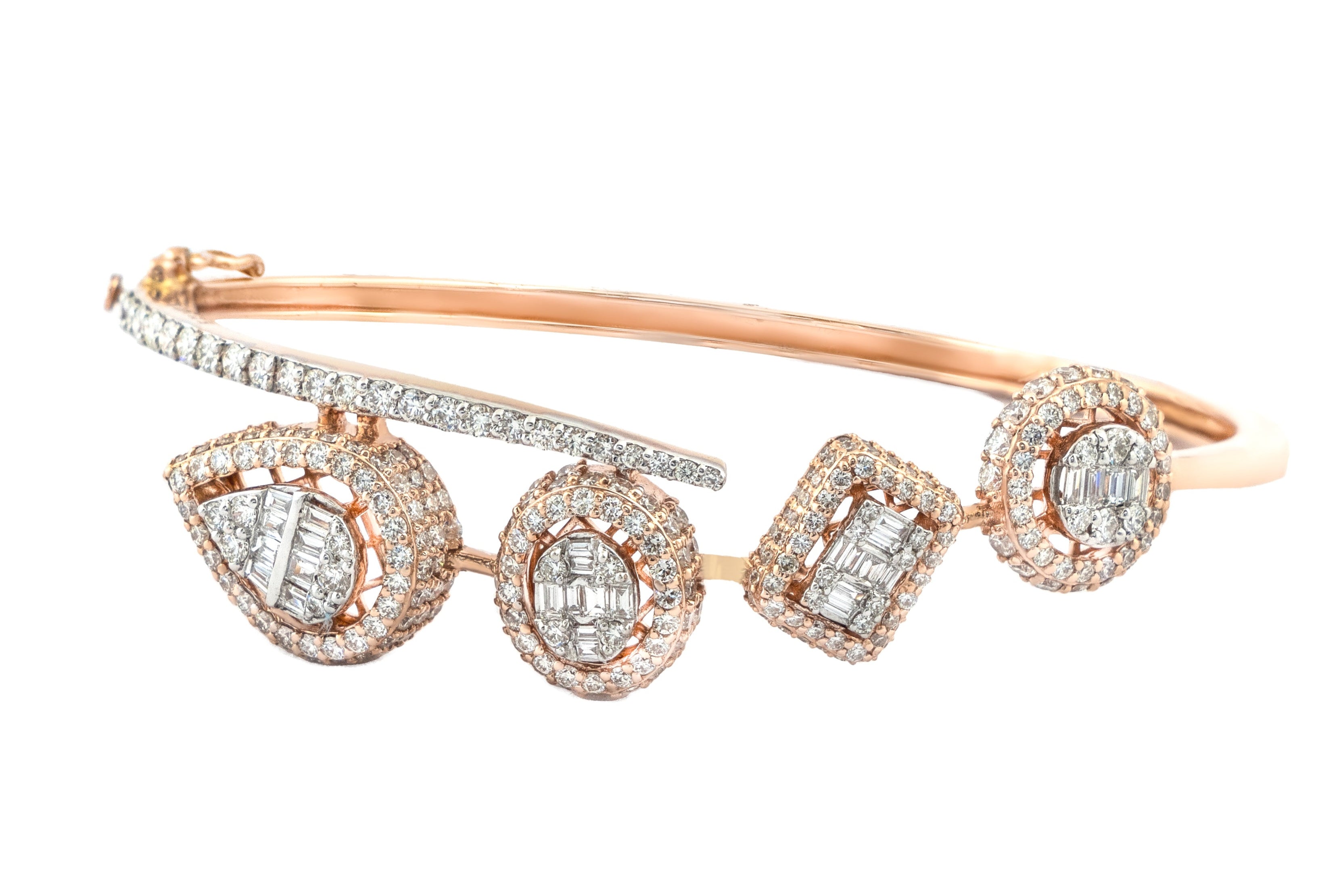 Geometric Diamond Bracelet