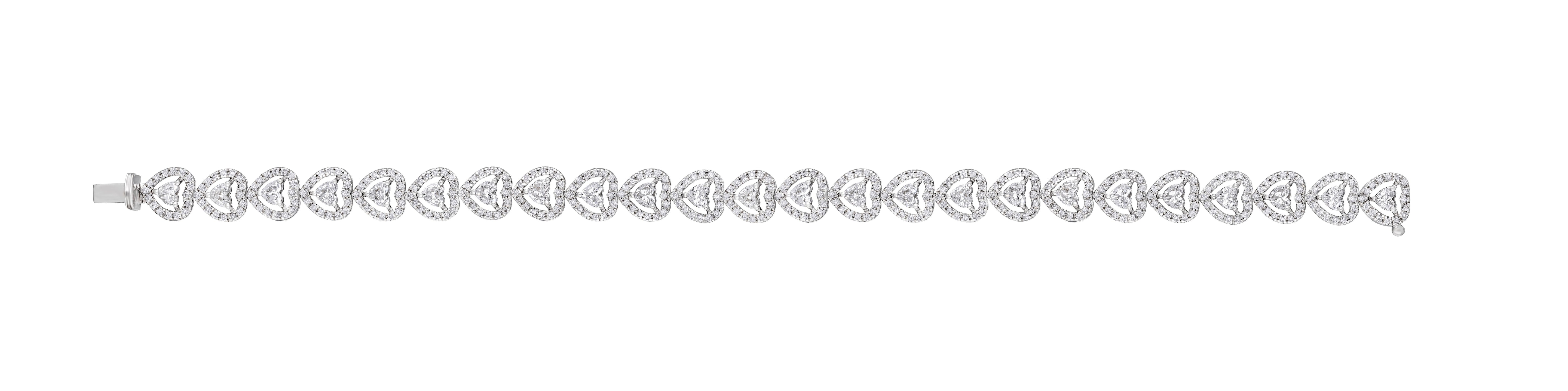 Eternal Heart Diamond Bracelet