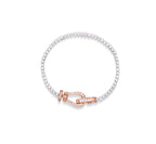 Equis Shackle Tennis Bracelet