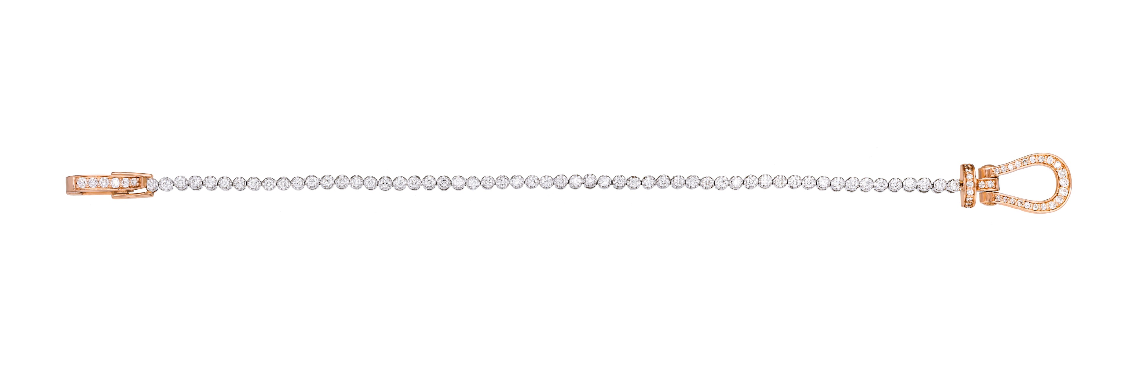 Equis Shackle Tennis Bracelet