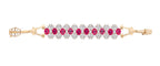 Ruby Veil Diamond Bracelet