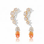 Tangerine Vine Earrings