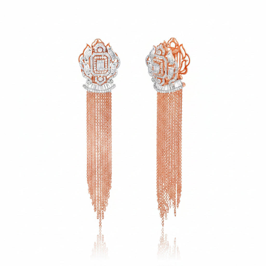 Rose Tassel Drops