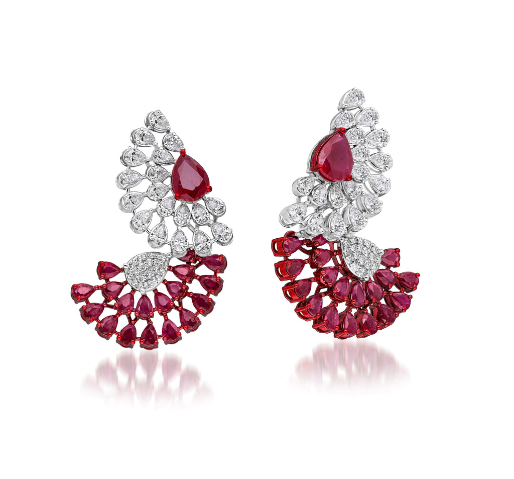 Scarlet Wings Earrings