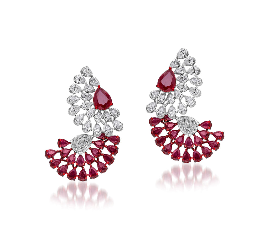 Scarlet Wings Earrings