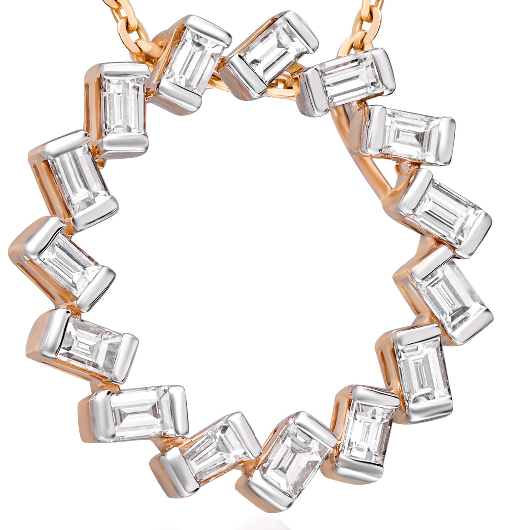 Baguette Eternity Pendant