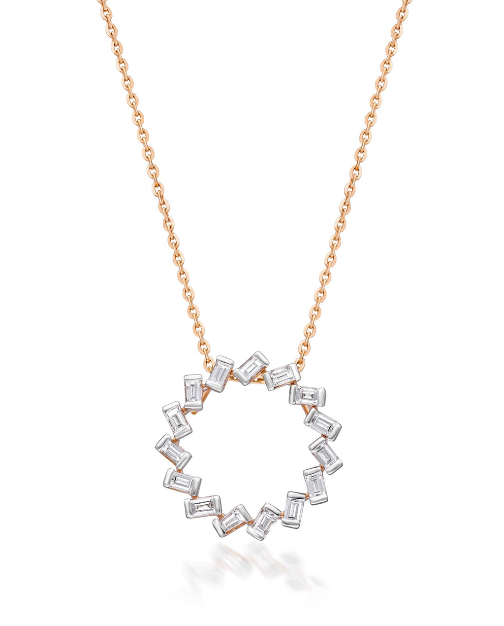 Baguette Eternity Pendant