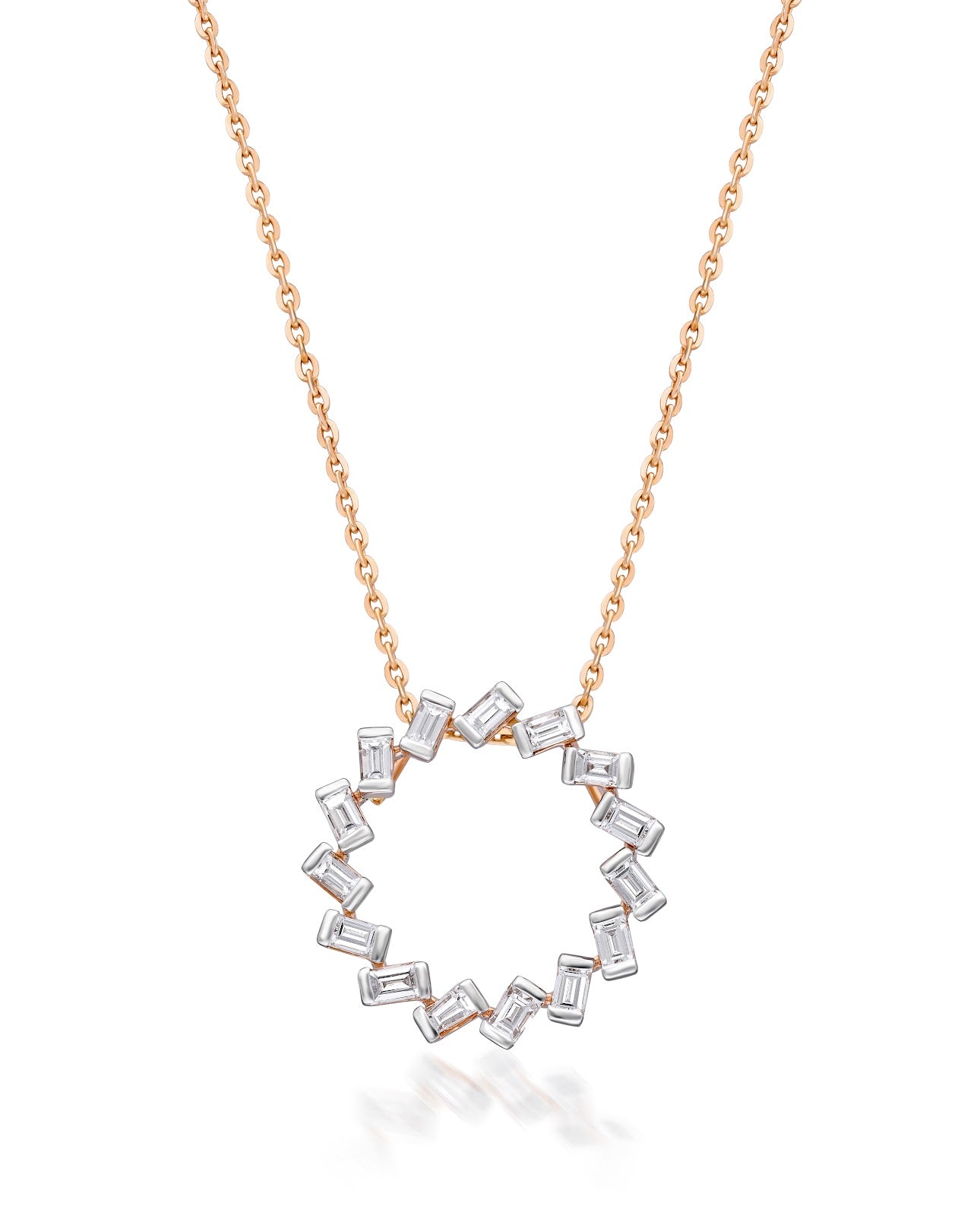 Baguette Eternity Pendant