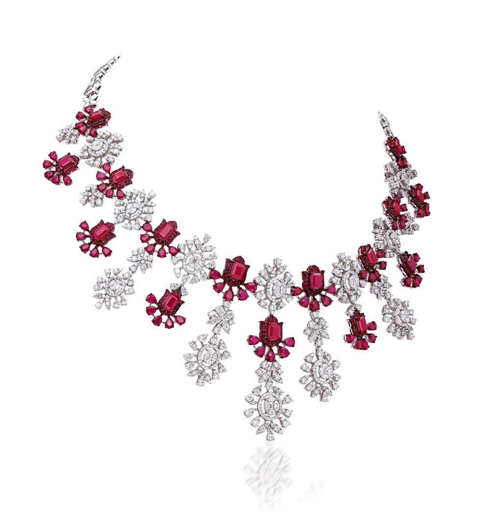 Ruby Tulip Garland Set