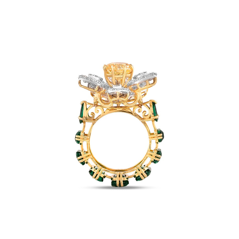 Imperial Saffron Ring