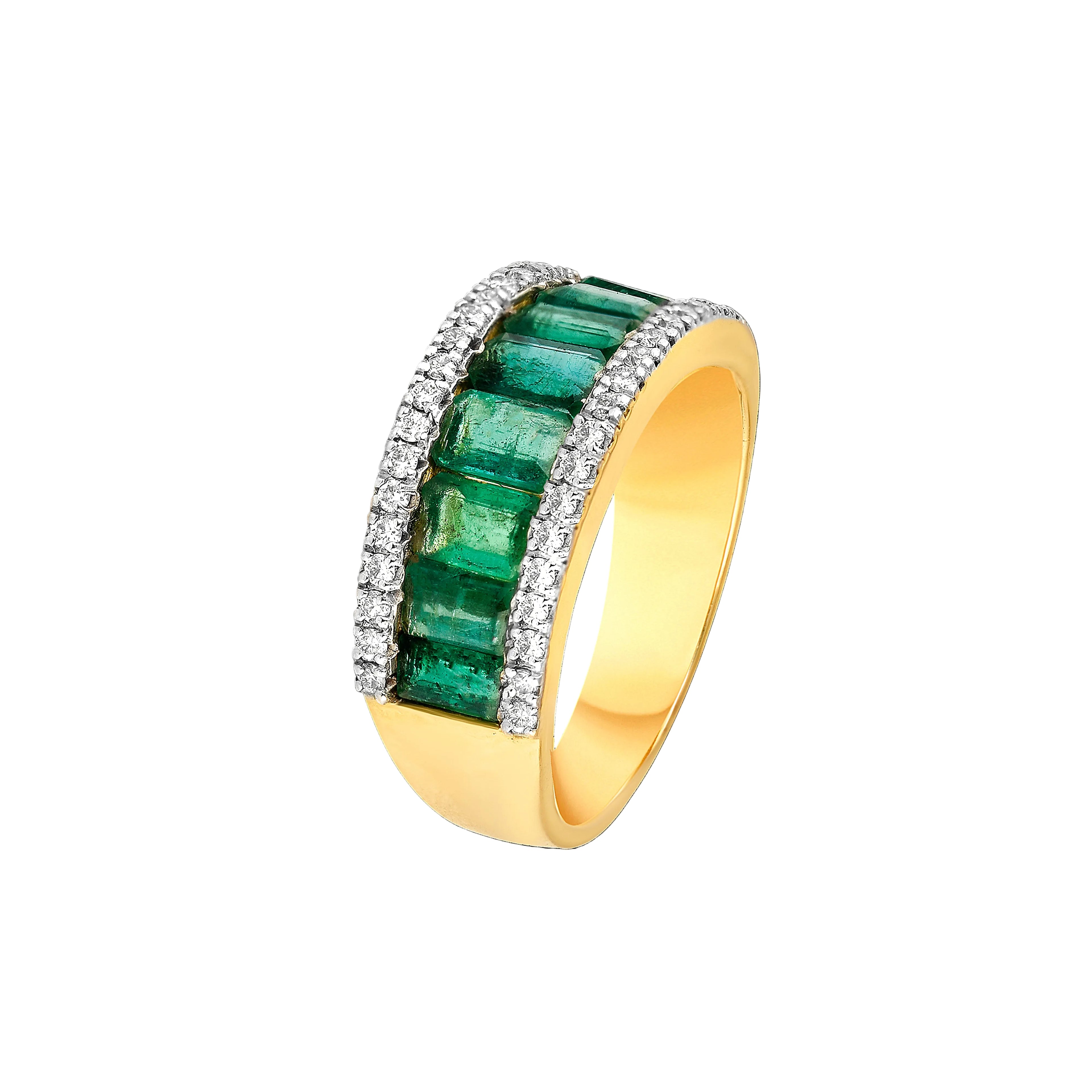 Emerald Promenade Ring