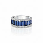 Sapphire Colonnade Ring