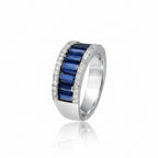 Sapphire Colonnade Ring