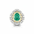Emerald Astraea Cocktail Ring